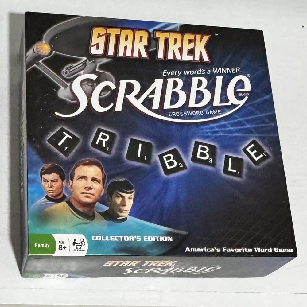 Star Trek Scrabble Collector's Edition 2009 Complete Set w Box Board Game